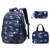 Primary and Secondary School Students Backpack Waterproof Schoolbag with Lunch