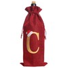 Burlap Wine Bag Christmas Wine Bag With Letters Wine Champagne