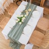 Chuqing Chiffon Table Runner, Green, 70 cm x 3 m,