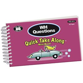 Super Duper Publications WH Questions Quick Take Along Mini-Book - Educational Resources for Children