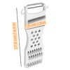JLEivvi 2pcs Kitchen Peeler Graters Peelers Slicers, Kitchen Multifunctional Practical