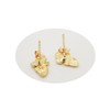10k Yellow Gold Small Nugget Earrings