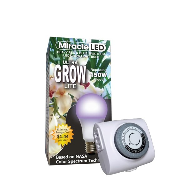 Miracle LED Red & Blue Spectrum Sunlight Ultra Grow Bulb