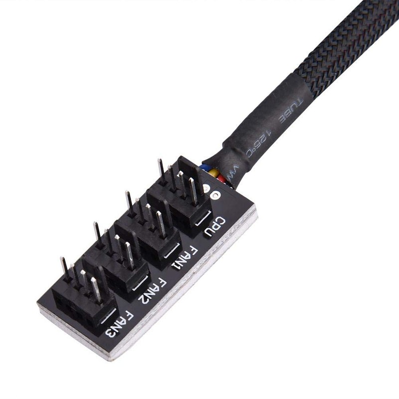 4 Pin PWM Fan Hub 4-Pin Power Supply Splitter Cable