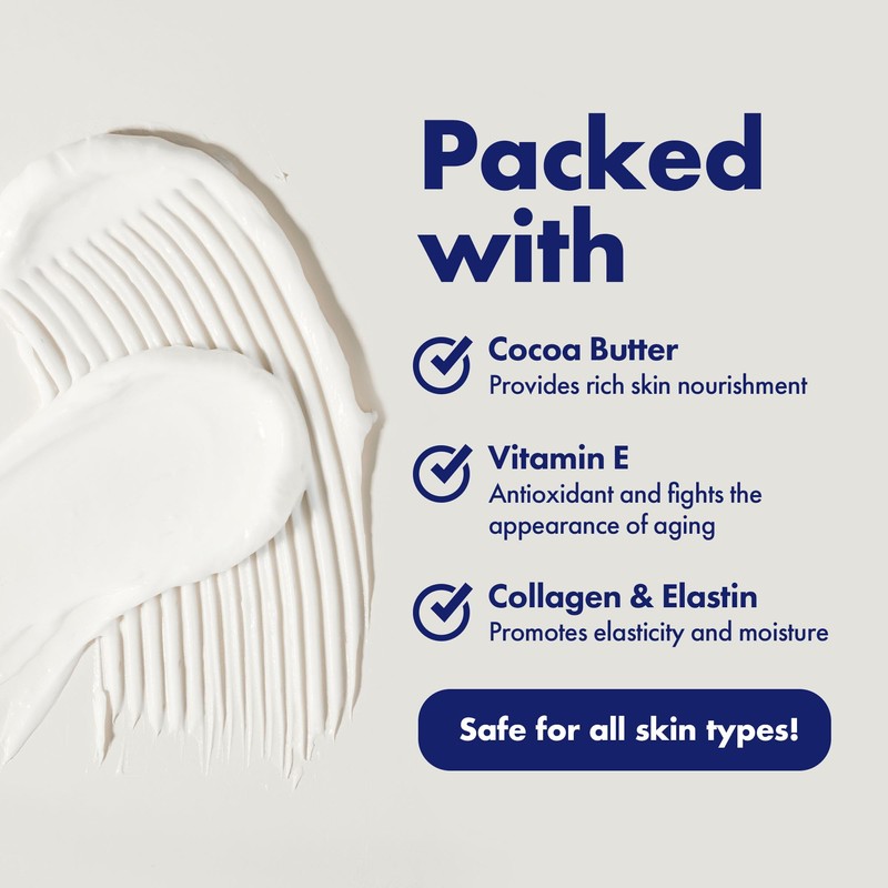 Dermisa Stretch Mark Cream | Contains Cocoa Butter, Vitamin E,