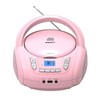 WIITHINK Portable CD Player Boombox with Bluetooth,FM Radio,USB MP3 Playback,AUX-in,Headphone