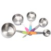 5pcs Stainless Steel Thermal Insulation Measuring Scale Cups Set Kitchen
