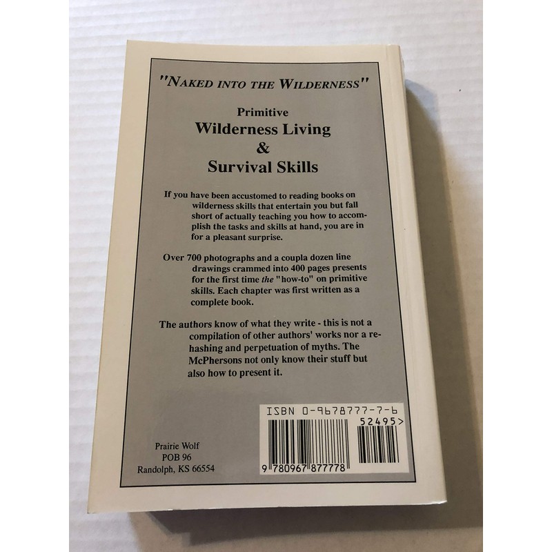 Primitive Wilderness Living and Survival Skills