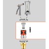 GARDENA 5-Piece Premium Metal Quick Connect Garden Fittings: Hose Attachment