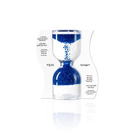 Paradox Tea Timer with Reverse Granulate Flow Blue