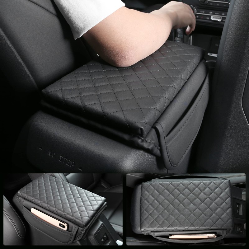 BEEGROW Center Console Armrest Cover for Ford Bronco Accessories 2021