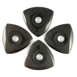 Timber Tones TTSTABL4 "Star Horn 4", Luxus Plektrum/Plektren Schwarz