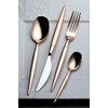 Lucky Wood 0-12513-060 Spoon Miltore, Pink Gold, Bouillon Spoon