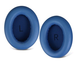 SINOWO Ersatz-Ohrpolster für 1MORE SonoFlow, SonoFlow SE Kopfhörer mit aktiver Geräuschunterdrückung, Ohrpolster mit Geräuschisolierung, Memory-Schaum, weiches Protein-Leder (blau)