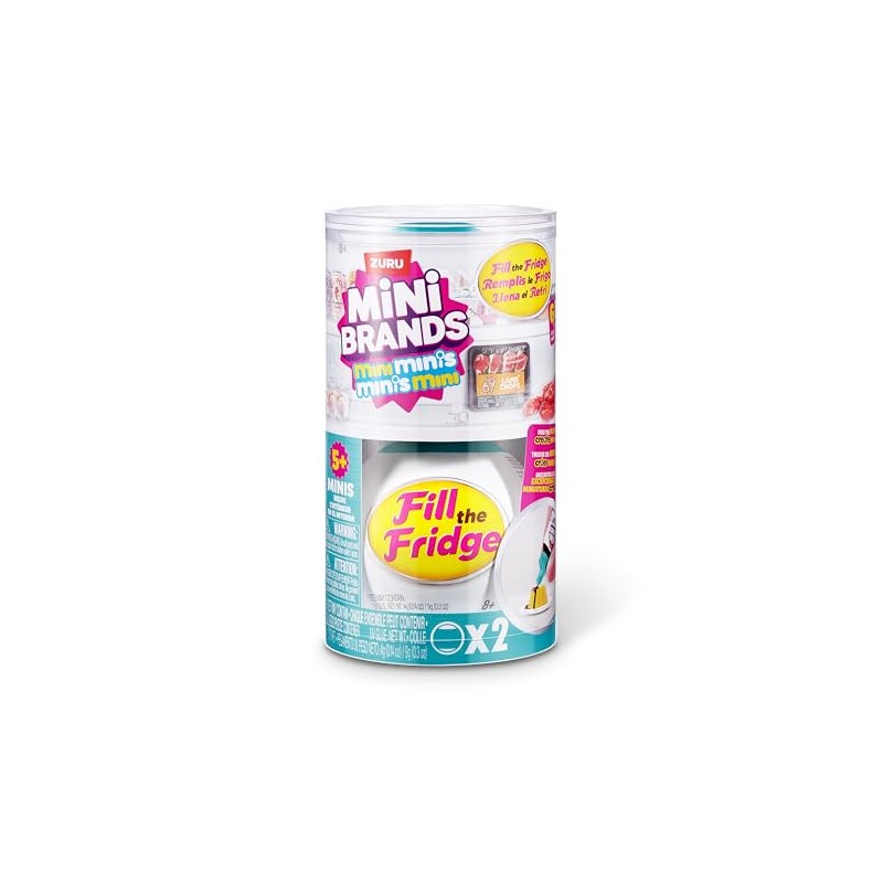Mini Brands Fill The Fridge Series 1 Capsule by ZURU,