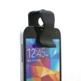 System-S Universal Clip-on Klammerhalterung 180° (0,28x) Fischaugenlinse Fisheye Lens Fisch-Auge Objektiv für Smartphone Handy Kamera Tablet