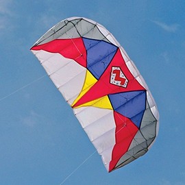 Pacific Quest Mighty Bug 1.0 Dual Line Airfoil Superhero Red Kid's Kite