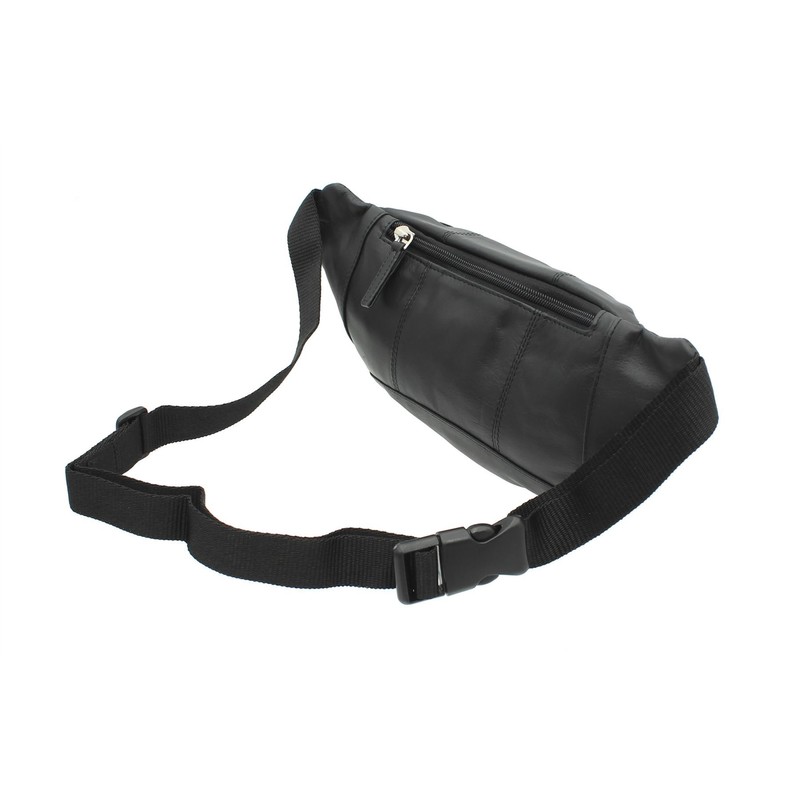 VISCONTI Leather Bumbag Style 720 Black