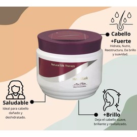 Mon Platin Volumizer Hair Mask Infusión de Volumen 17 Oz (500 Ml) - Mascarilla para un Look Deslumbrante y Pleno de Vitalidad - Mejora la Textura del 