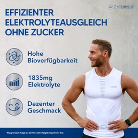 Elektrolyte PUR - 30 Stück - Ohne Zucker & ohne Süßungsmittel - 1835mg Elektrolyte für Sport und den täglichen Bedarf - Ohne Zusätze und Aromen - isotonisches Elektrolytgetränk - KETO