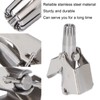 Nose Hair Trimmer Set Stainless Steel Nail Clipper Clean Brush