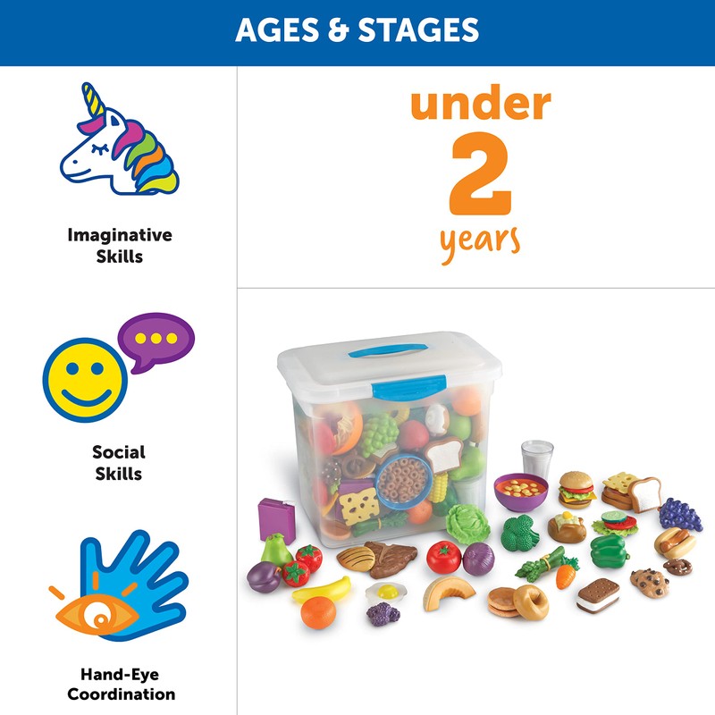 Learning Resources New Sprouts Classroom Play Food Set - 100