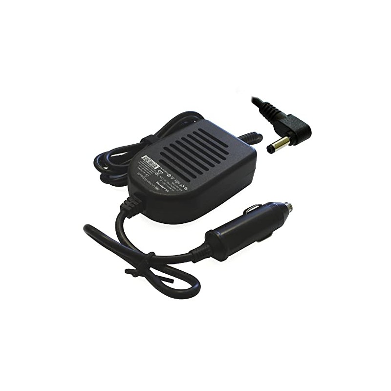Power4Laptops Laptop Car Charger Compatible with Asus VivoBook S406U