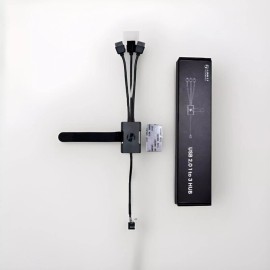 Lianli Lian Li PW-U2HB , Interal USB 2.0 1 to 3 HUB, Black!