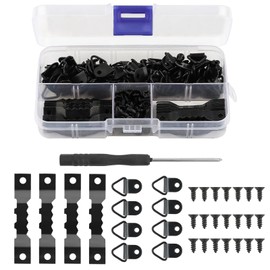 Picture Hanging Kit,251 PCS Black Sawtooth Picture Frame Hanging Set Multifarious Picture Hanging Kit Picture Hangers Set for Picture Photo Frame Artwork Mirrors Home Decoration Hanging