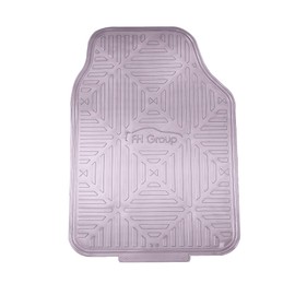 FH Group Automotive Floor Mats - Heavy-Duty Metallic Rubber Floor Mats for Cars, Universal Fit Full Set, Climaproof Floor Mats, Trimmable Floor Mats for Most Sedan, SUV, Truck Floor Mats Charcoal