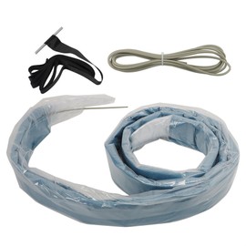 RV Awning Fabric Replacement- Premium Grade Weatherproof Vinyl - Camper General Outdoor Canopy for Camper, Trailer, and Motorhome Awnings-12FT(Fabric 11FT 2in)-Blue