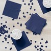 Creative Converting Cocktail/Beverage Napkins, Navy Blue (571137B)