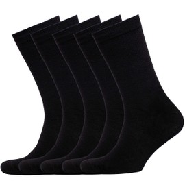 NUDUS Men’s Cotton Rich Classic Dress Socks - Breathable and Durable