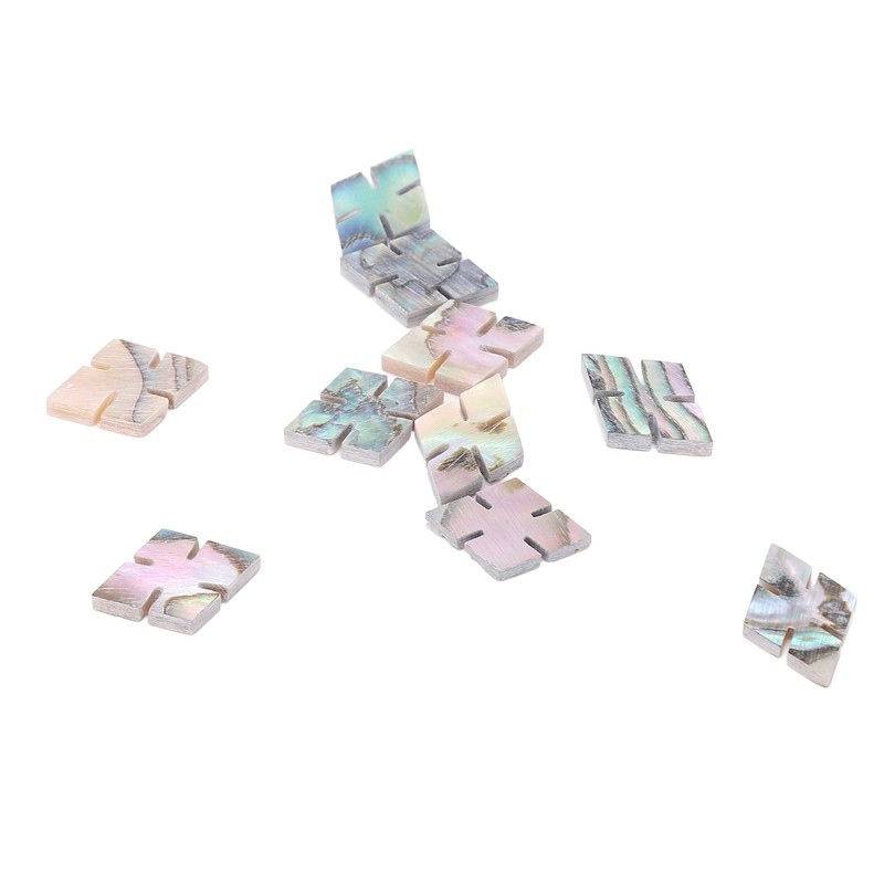10 Pcs Guitar Fingerboard Inlay Abalone Shell Exquisite Beautiful Fretboard