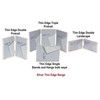 6 x 4-inch Silver Thin Edge DOUBLE LANDSCAPE Photo Frames