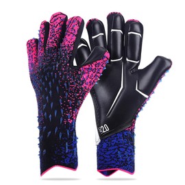 YSTP Goalkeeper Gloves Teenagers and Adults Football Gloves Non-Slip Latex Foam Football Goalkeeper Gloves Size 8 (Pink)