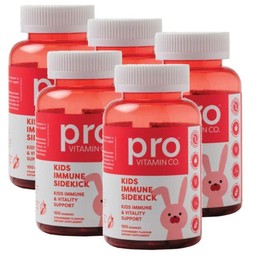 Pro Vitamin Co. Kids Elderberry Immunity Gummies Pro Vitamin Co.Kids Elderberry Immunity, 5 units, 100 tablets / 프로비타민코 키즈 엘더베리 이뮤니티 구미 젤리 Pro Vitamin Co. Kids Elderberry Immunity, 5개, 100정