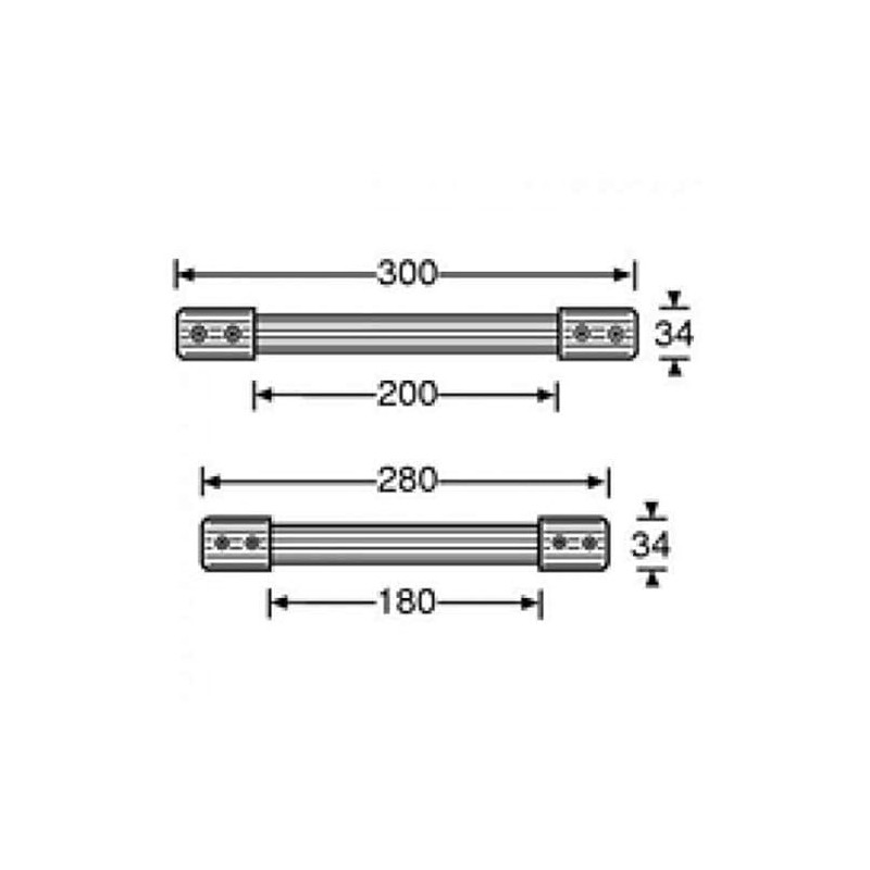 Adam Hall Hardware 3427 - Strap Handle plastic black 280
