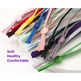 Hollosport Stretchy Puppy Collars for Litter, 150Pcs Assorted Adjustable Identification Loops for Newborn Puppies and Kittens, Bulk Multi Colored Straps for Whelping, 6 Inches - 15 Colors