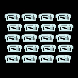 G-PLUS Windshield & Rear Window Trim Molding Clips Compatible with Chevy Monte Carlo Fit Oldsmobile Cutlass Fit Buick Regal 20 Clips Green Nylon 1654047#024 1-3/16" Wide x 9/16" Tall