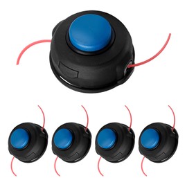 5-Pack T25 Tap Advance Trimmer Head for String Trimmers Weed Eaters Compatible with Husqvarna Straight Shaft Trimmers 122C 124C 124L 125C 128LD 322C 130C 130L Replace# 966674401 537338306 537338310