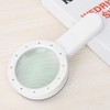 Peakloong LED Lighted 30X Handheld Magnifying Glass with Dual Lenses