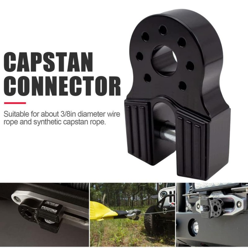 Riloer 30,000 lbs Winch Connector, Winch Hook Rope Tow Hook