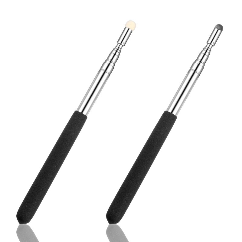 Ptwola 2 Pack Retractable Teachers Pointer Teaching Pointer Stick for