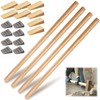 4 Sets 36" Replacement Hammer Handle Kit Includes 4 Sledge
