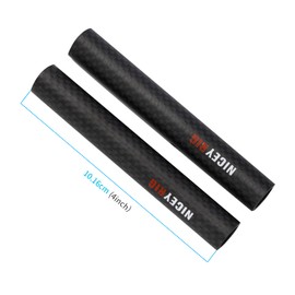 NICEYRIG Camera Carbon Rod (Pack of 2), Outer Diameter 0.6 inch (15 mm) Rod, Shooting Assistant Tool, Ultra Lightweight, Strong Rigidity, Convenient, Extended & Extended Support, Digital Accessories,