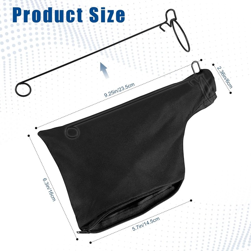 Universal Dust Collection Bag for 255 Miter Saw, Adjustable Miter