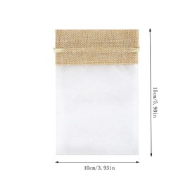 Forlush Pack of 20 Drawstring Gift Bags, Reusable Bags, Gift Bags, for Weddings, Christmas Parties and Daily Use