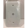 Amerelle Steel Despard Wall Plate - White, for Rocker Knob