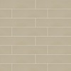 MSI Basix Fawn Glossy Ceramic Subway Wall Tile for Bathroom,